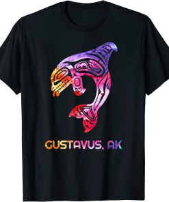 Tribal Gustavus AK Orca Killer Whale Native American T-Shirt