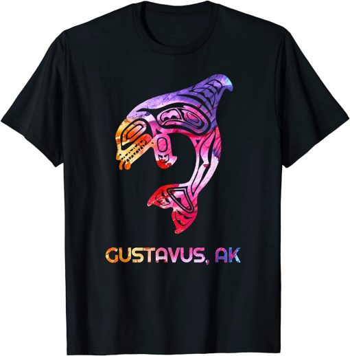 Tribal Gustavus AK Orca Killer Whale Native American T-Shirt