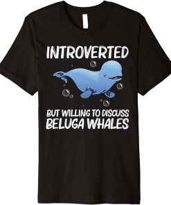 Cool Beluga Whale For Men Women Orca Whales Save The Ocean Premium T-Shirt