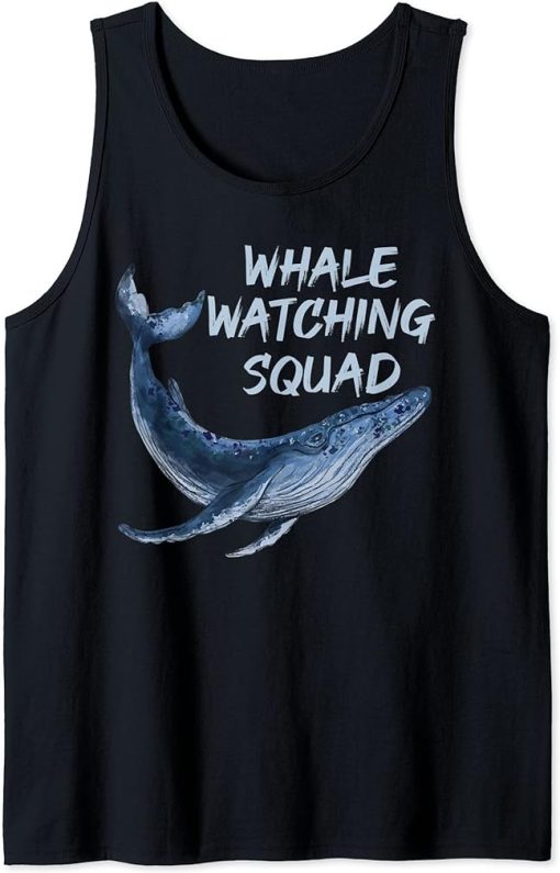 Orca Whale Watching Squad Tank Top